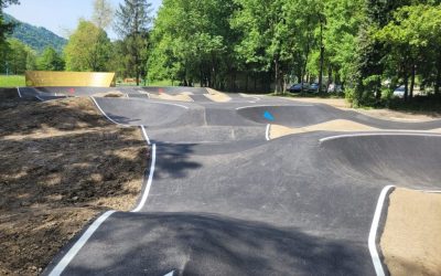 Nouveau pumptrack à Valgelon-La Rochette !