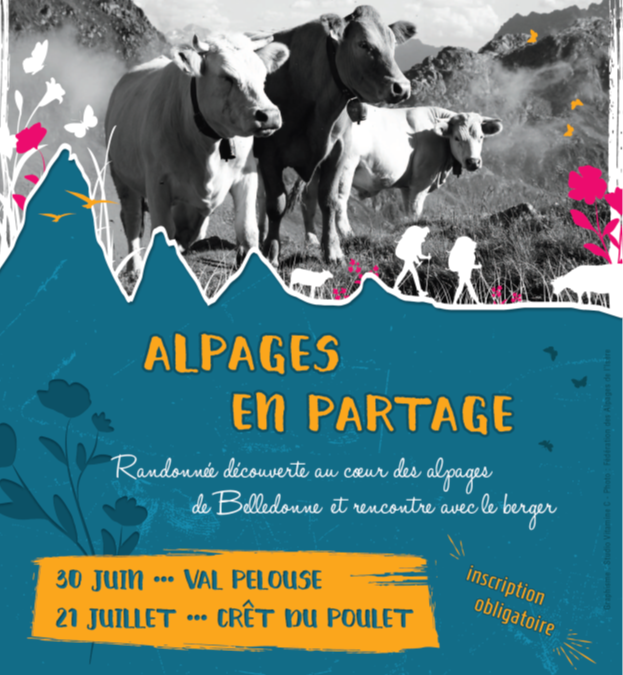 ALPAGES EN PARTAGE : 30 juin et 21 juillet 2021 – INSCRIVEZ-VOUS